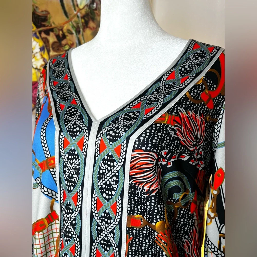 NWOT Gretchen Scott Jersey Bordertown Dress - Ditto Size Medium - Picture 6 of 12